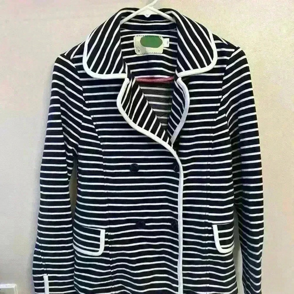 Anthropology striped jacket small - Picture 6 of 10